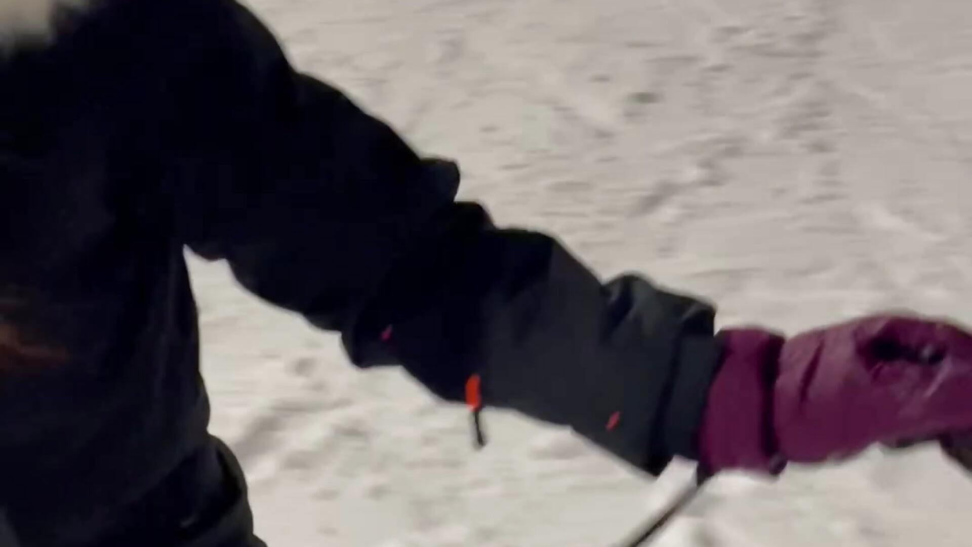 I'm snowboarding. It was insanely fun! I started snowboarding for the first time