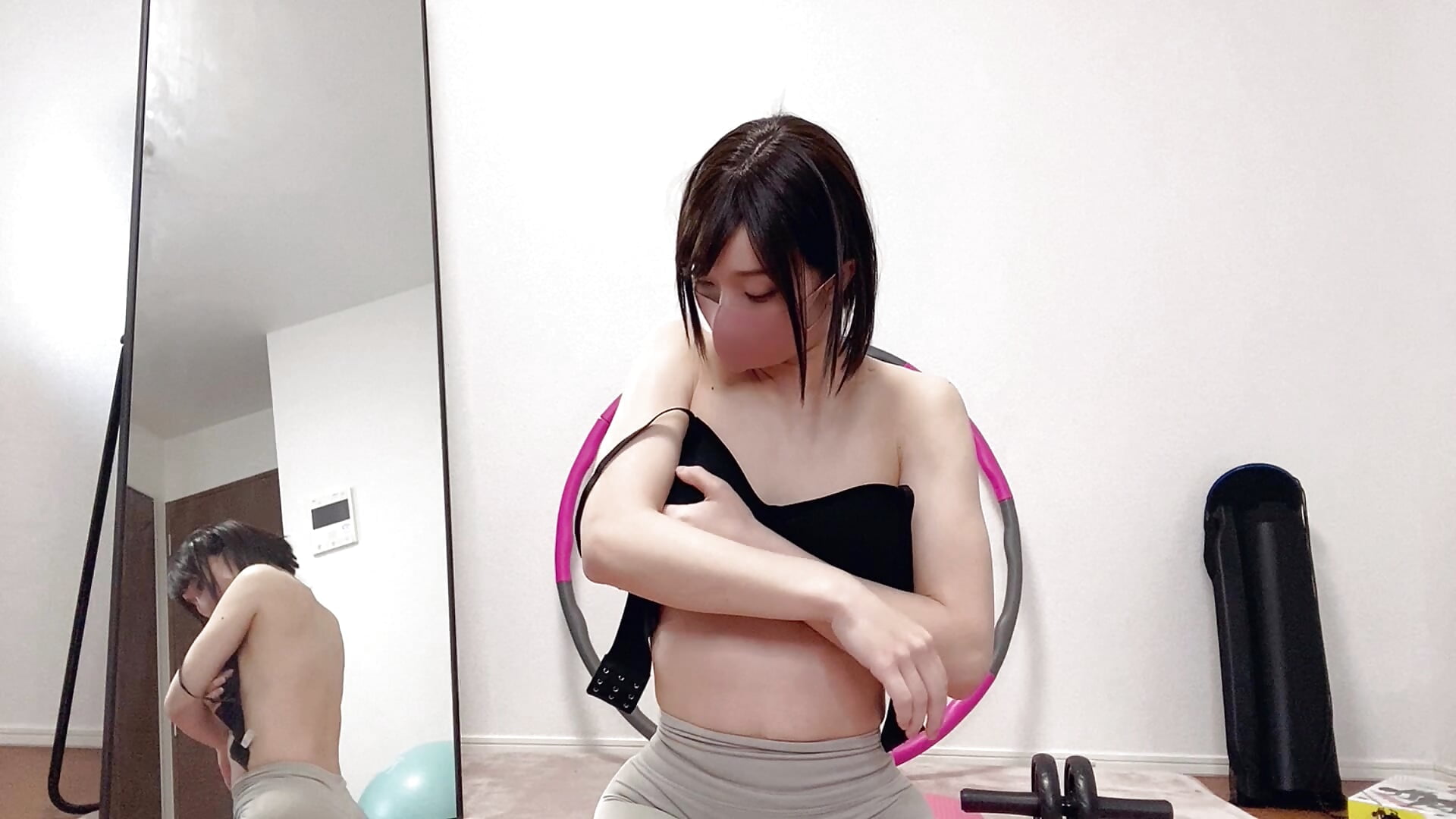 配信前の生着替え♡
