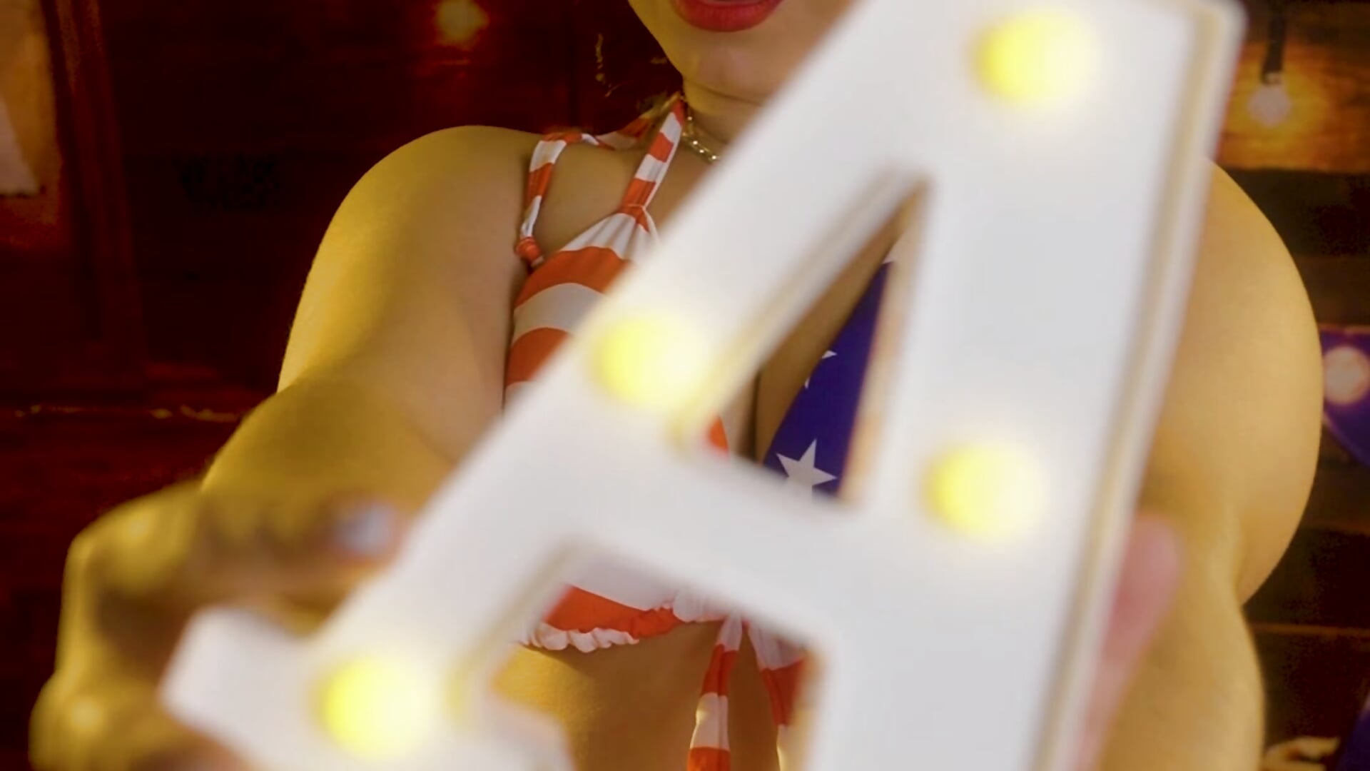 ❤️🤍💙 Your favorite Independence Day - video by ThaniaJones cam model