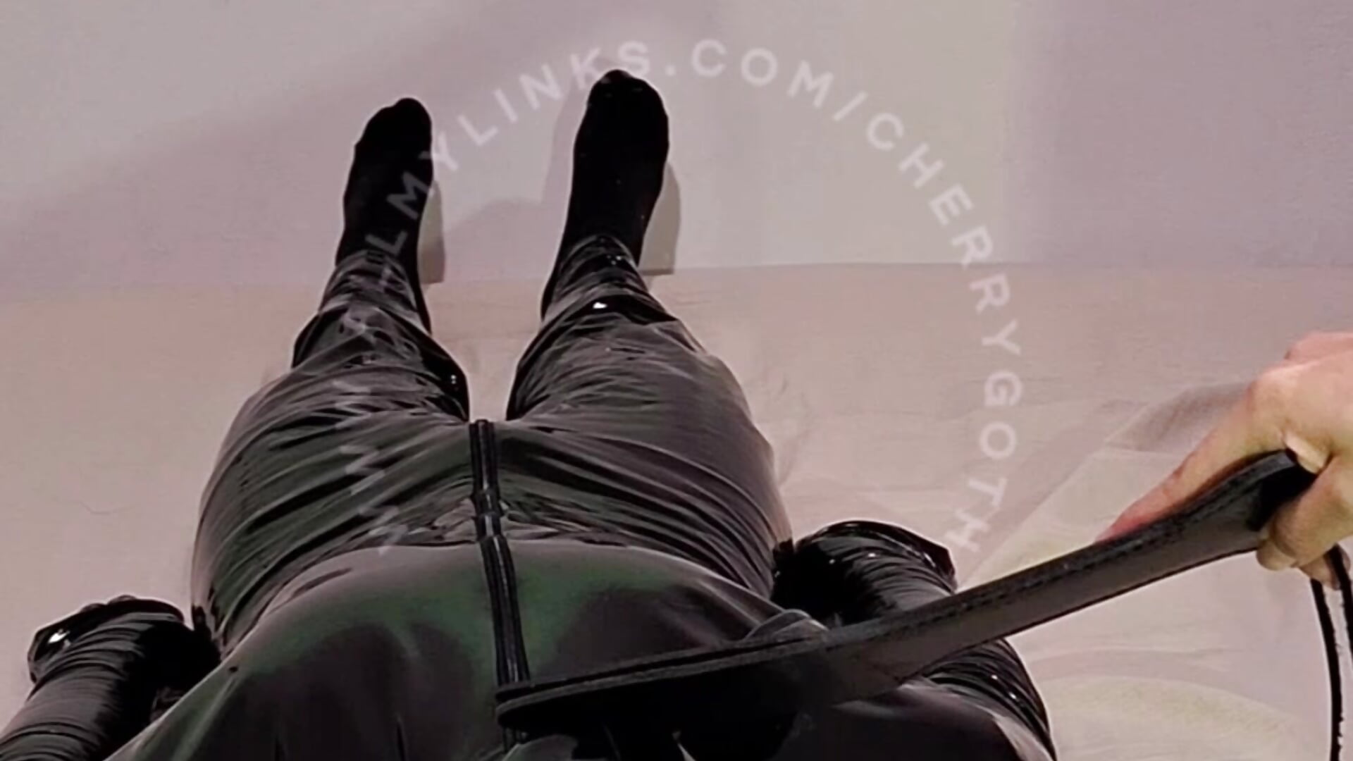 Mistress uses her subby for amusement - video by CherryGoth cam model