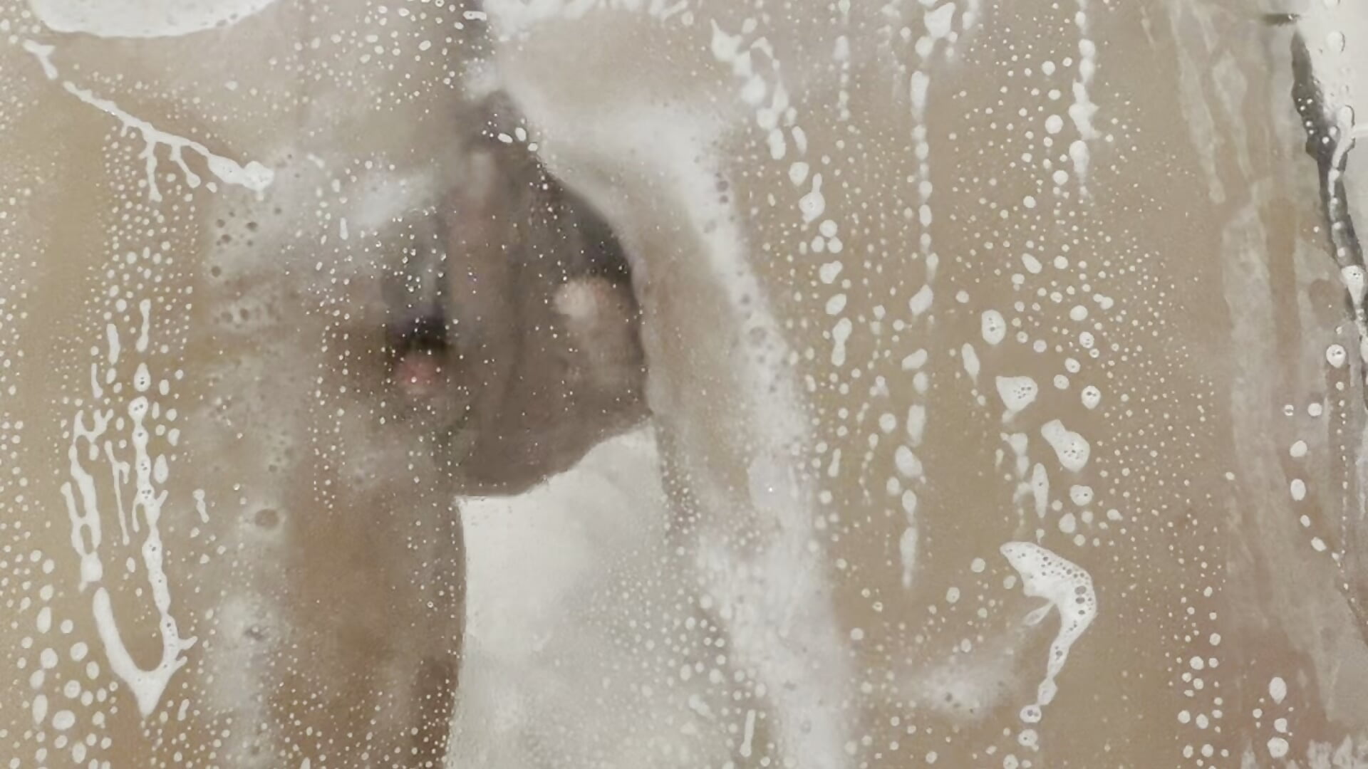 Taking a warm shower