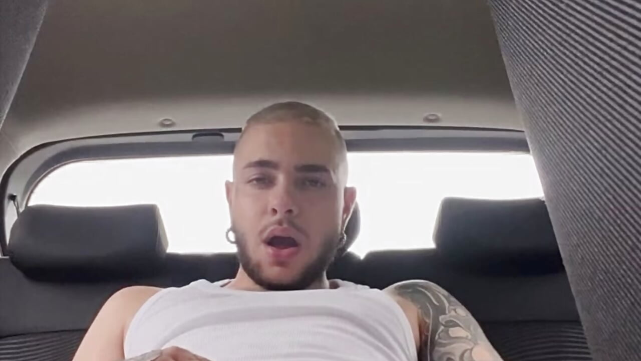Masturbating in the backseats of my car - video by FTMichael99 cam model