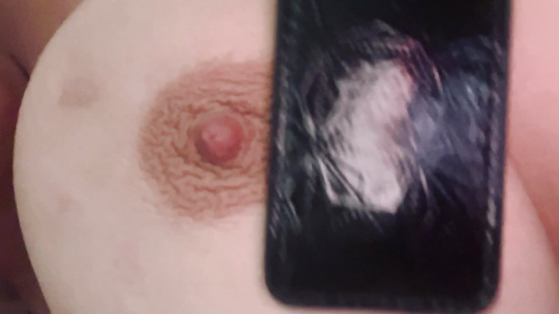 August - nipple paddle spank - video by LuciannaBBW cam model