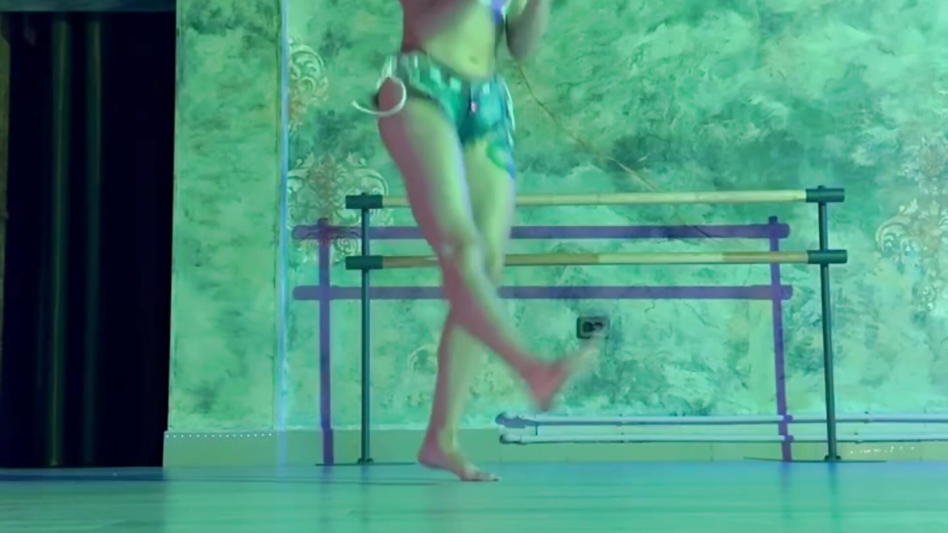 in the dance class!