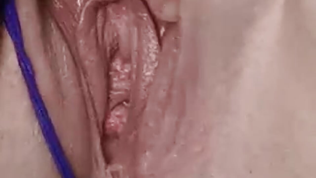 Pussy looking shiny and ready to be pounded