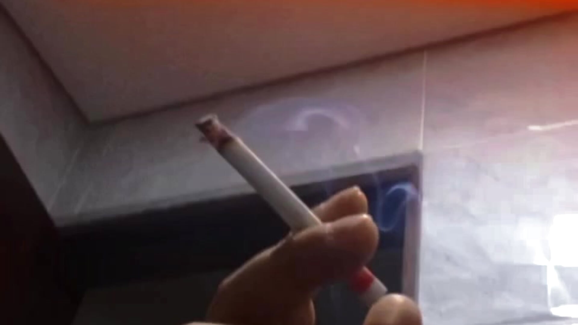 smoking a cigarette - فيديو من nrexw موديل الكام
