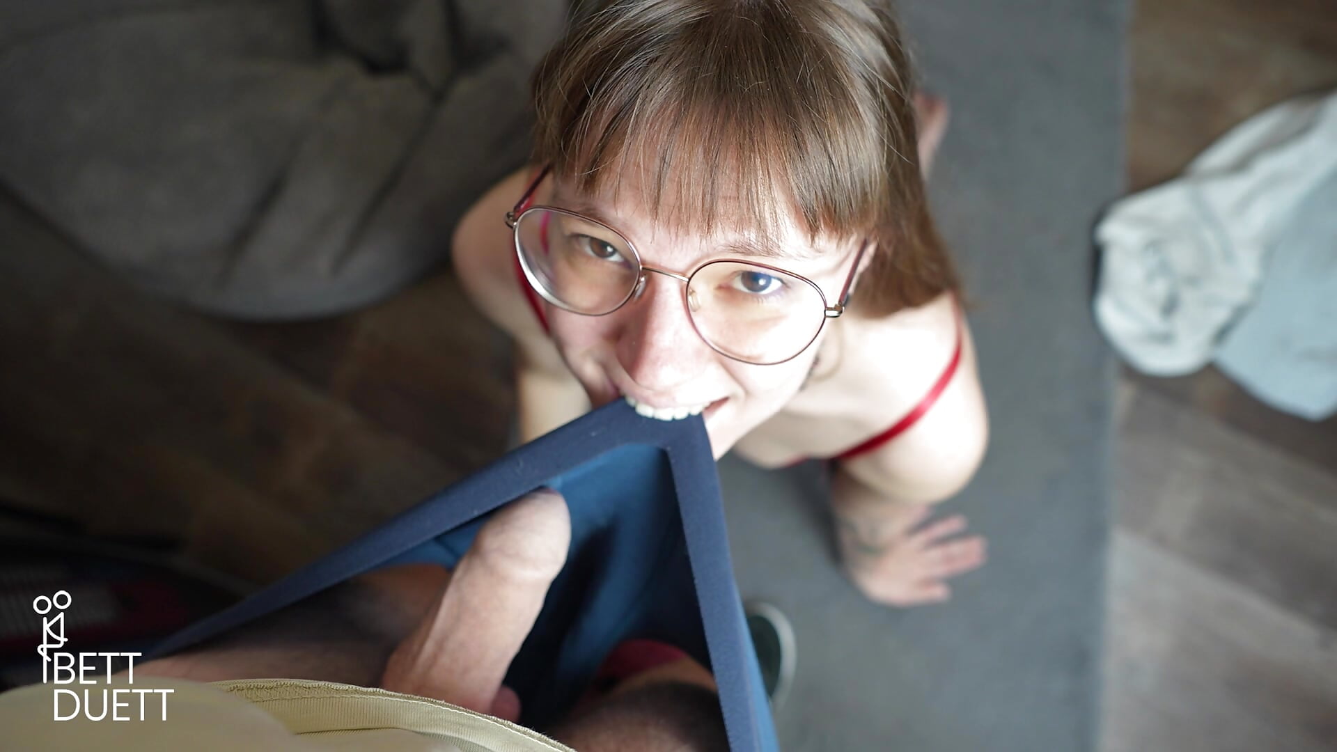 POV - Real Cock JOI with Cumshot Tits !! - video by BettDuett cam model