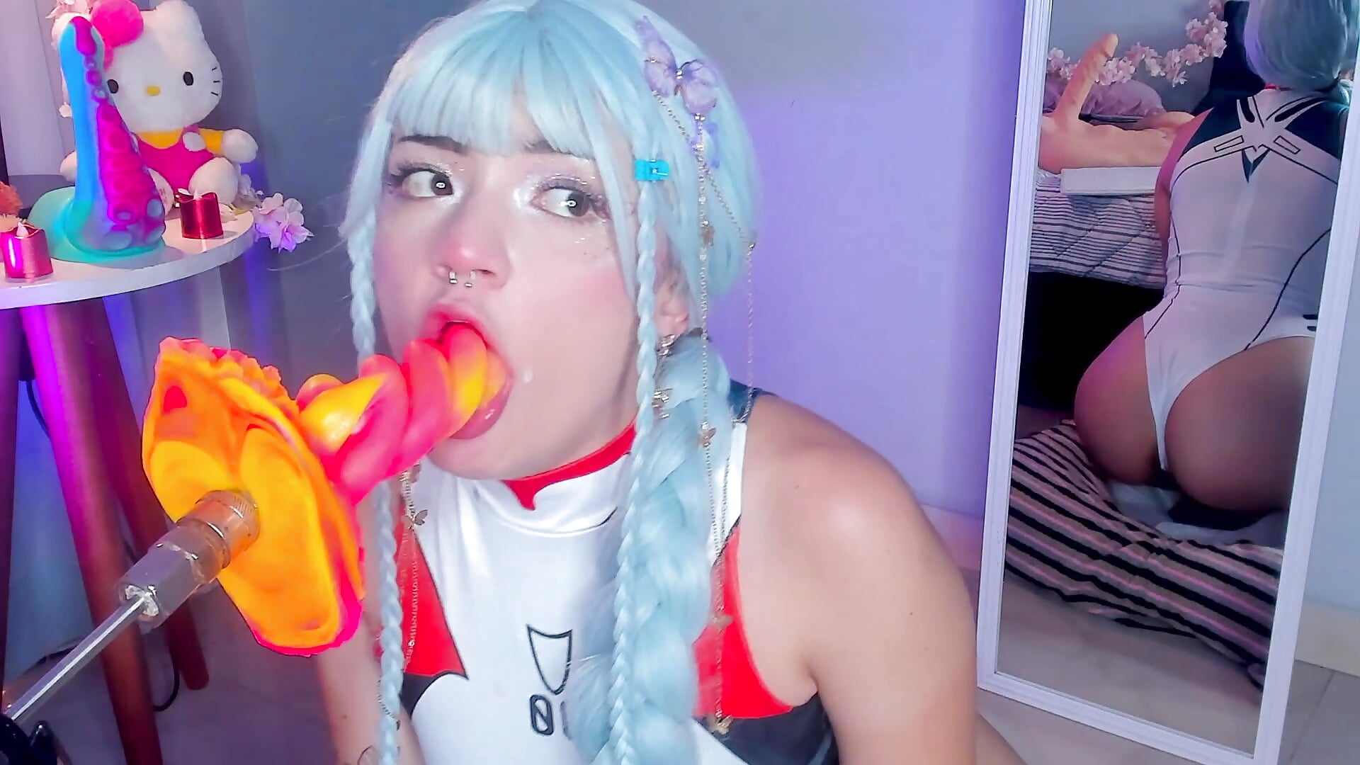 Rei suck a dickornio so sloppy