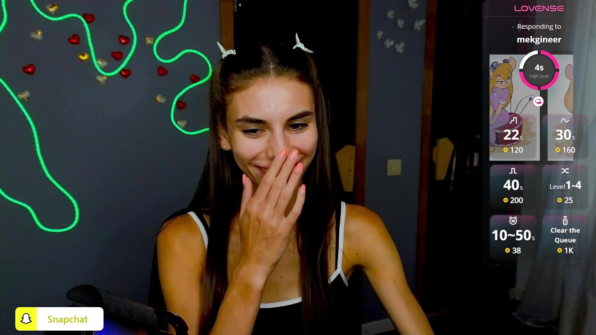 my reactions for yours tip! 🐰1 part🐰 - video by EmmyGreans cam model