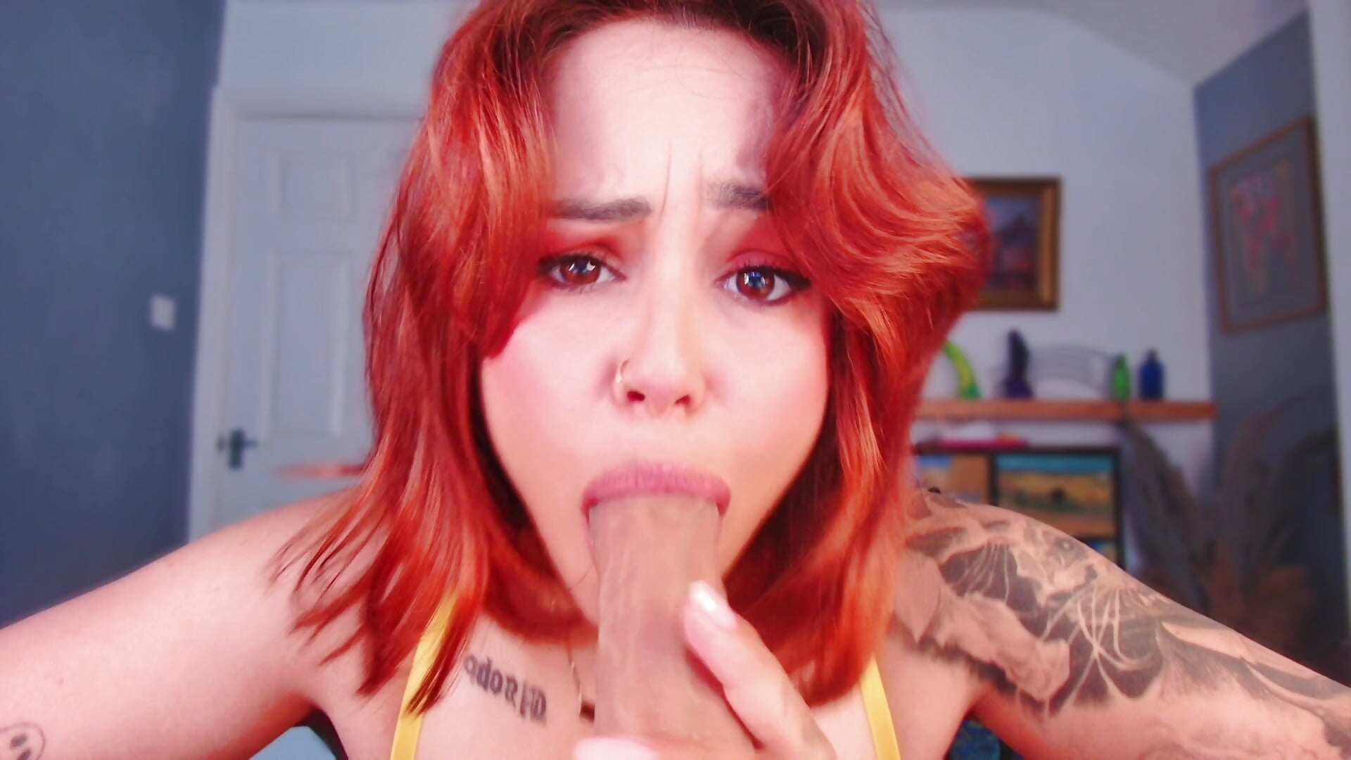 P.O.V BLOWJOB DIRTY TALK - video by AerinPetite cam model