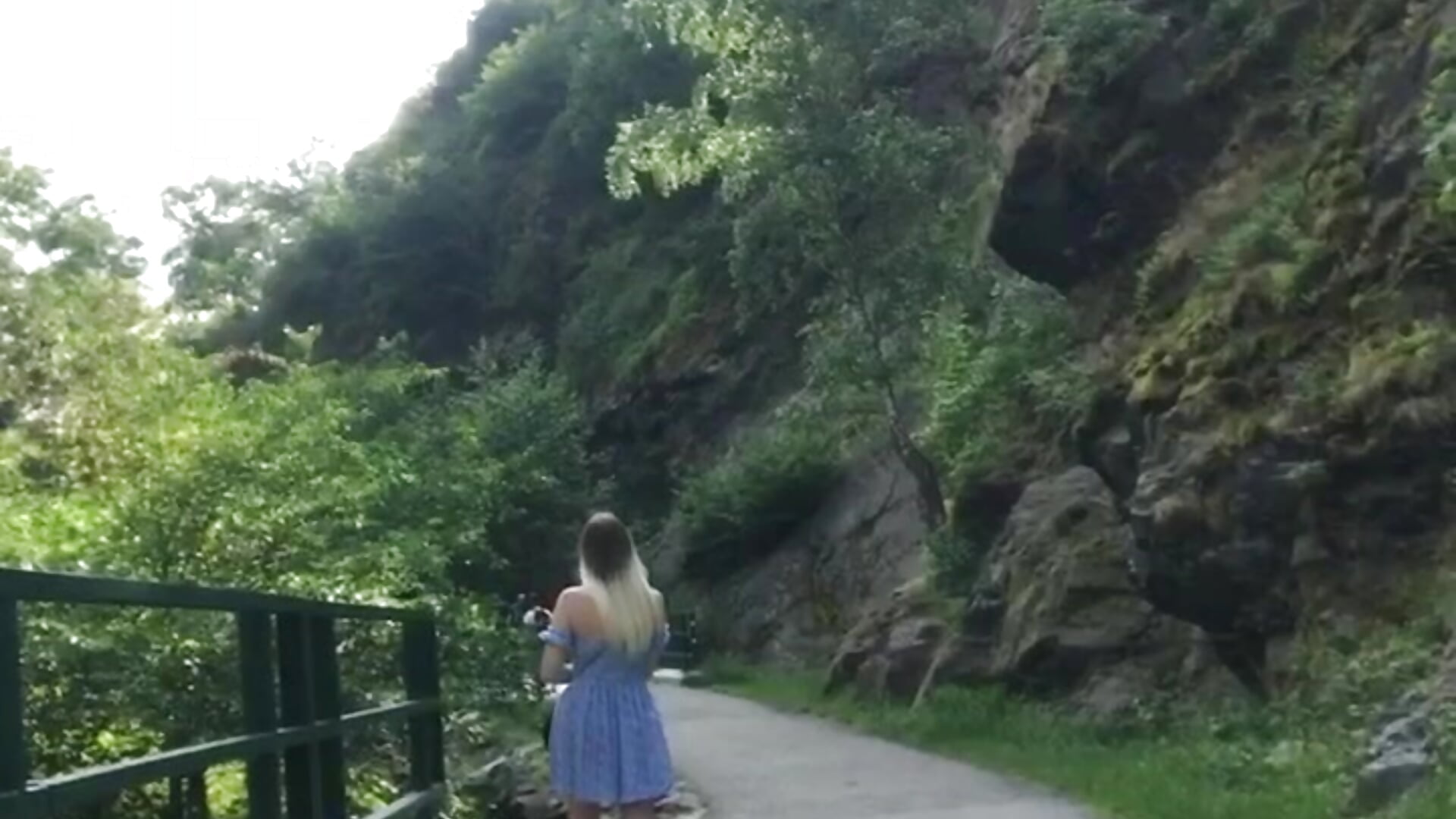 Just standing there LOL