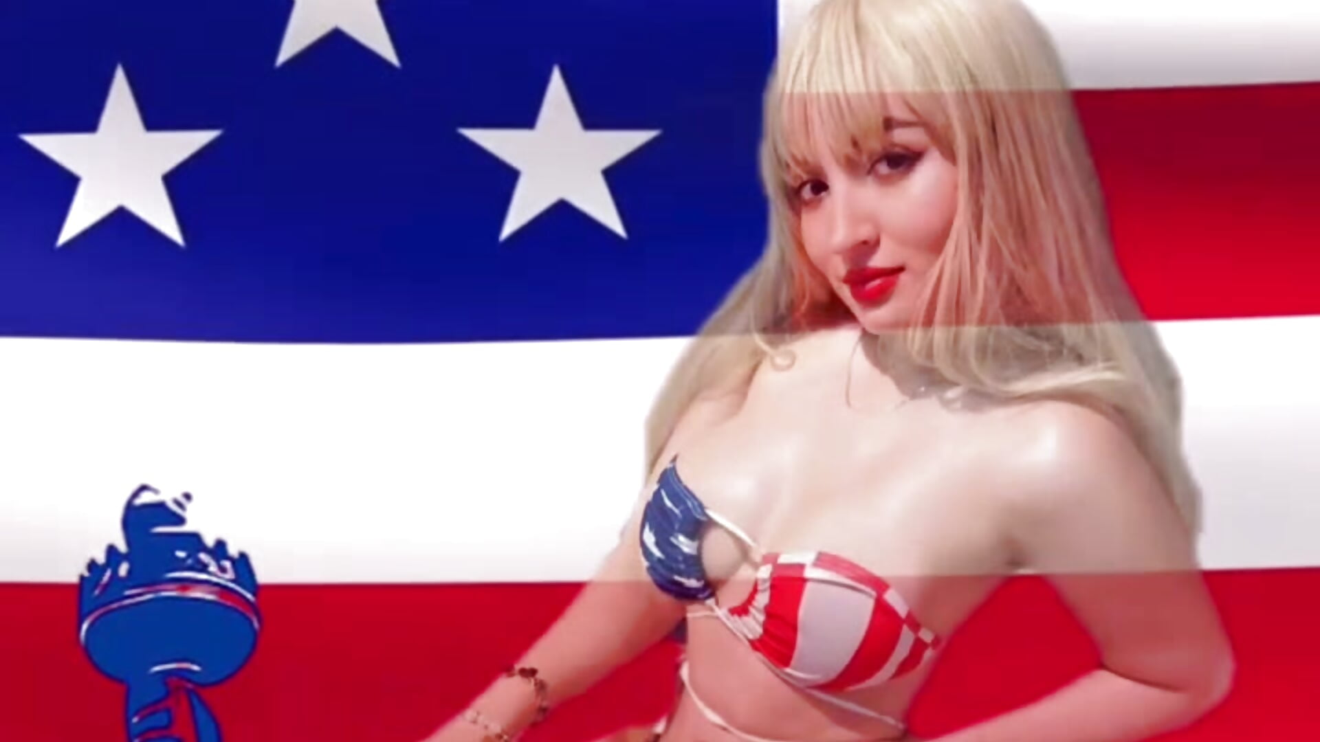 Happy 4th of July love - video by KattyRousse_ cam model