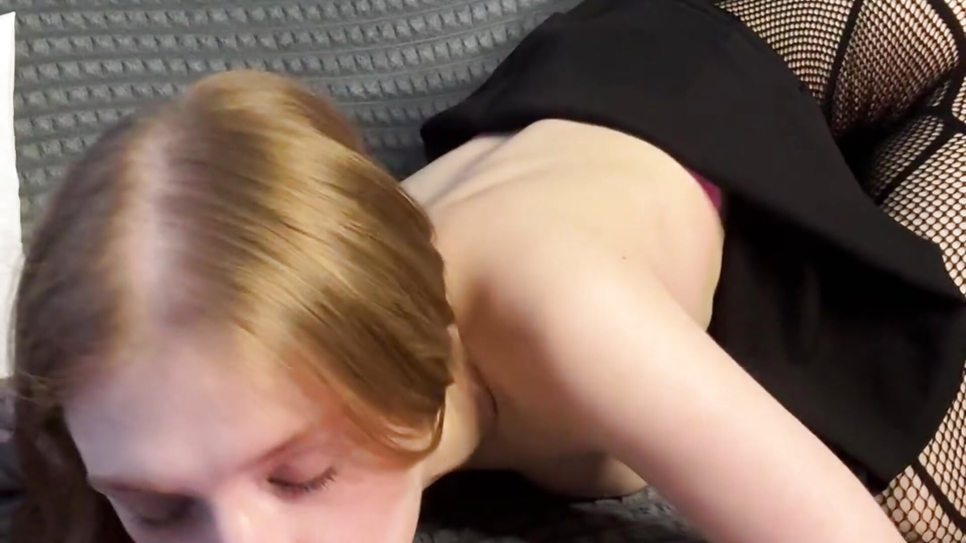 sloppy blowjob with dildo - video by TrissMerigold9 cam model