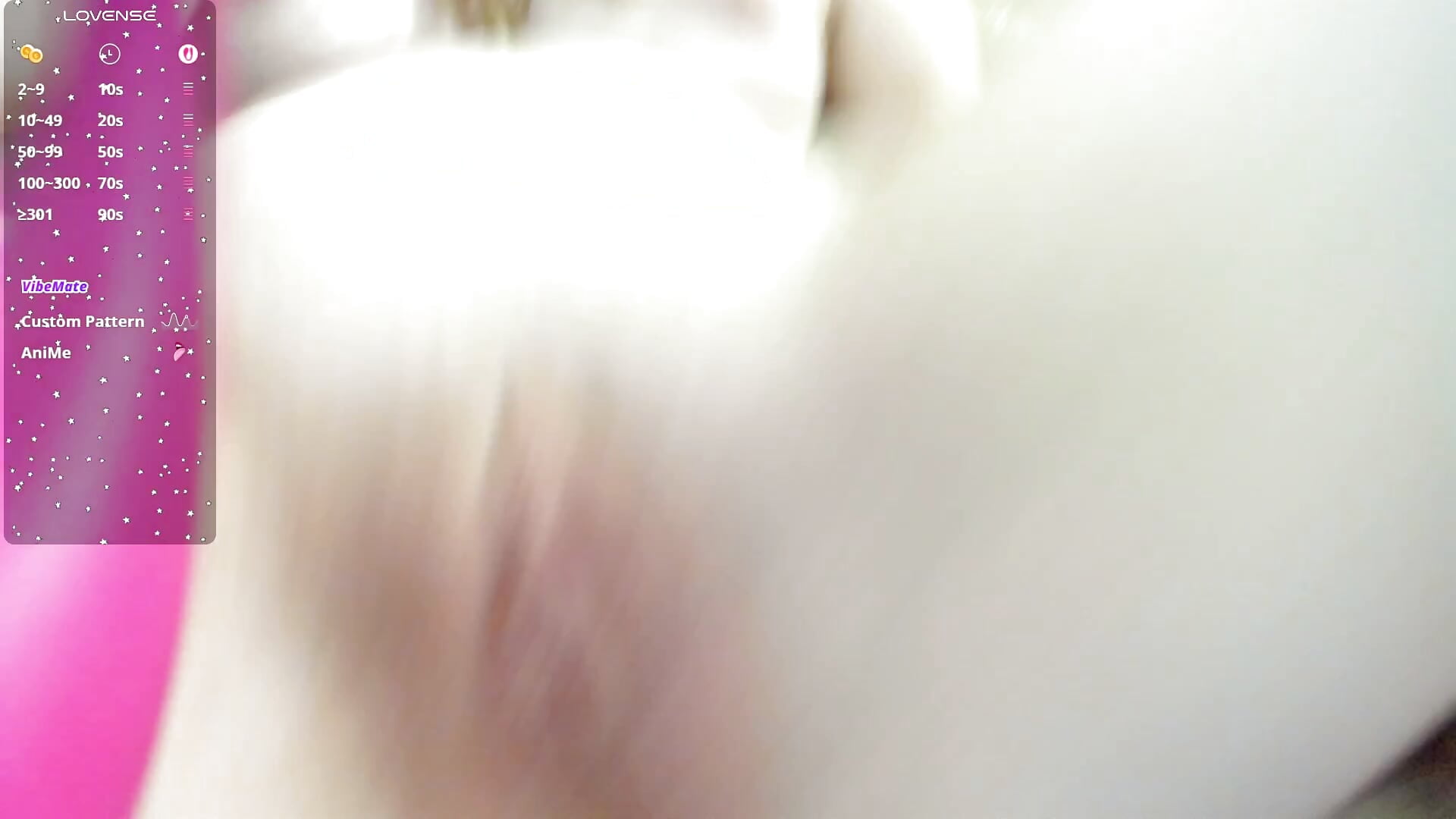Anal sex with dildo very close to the camera