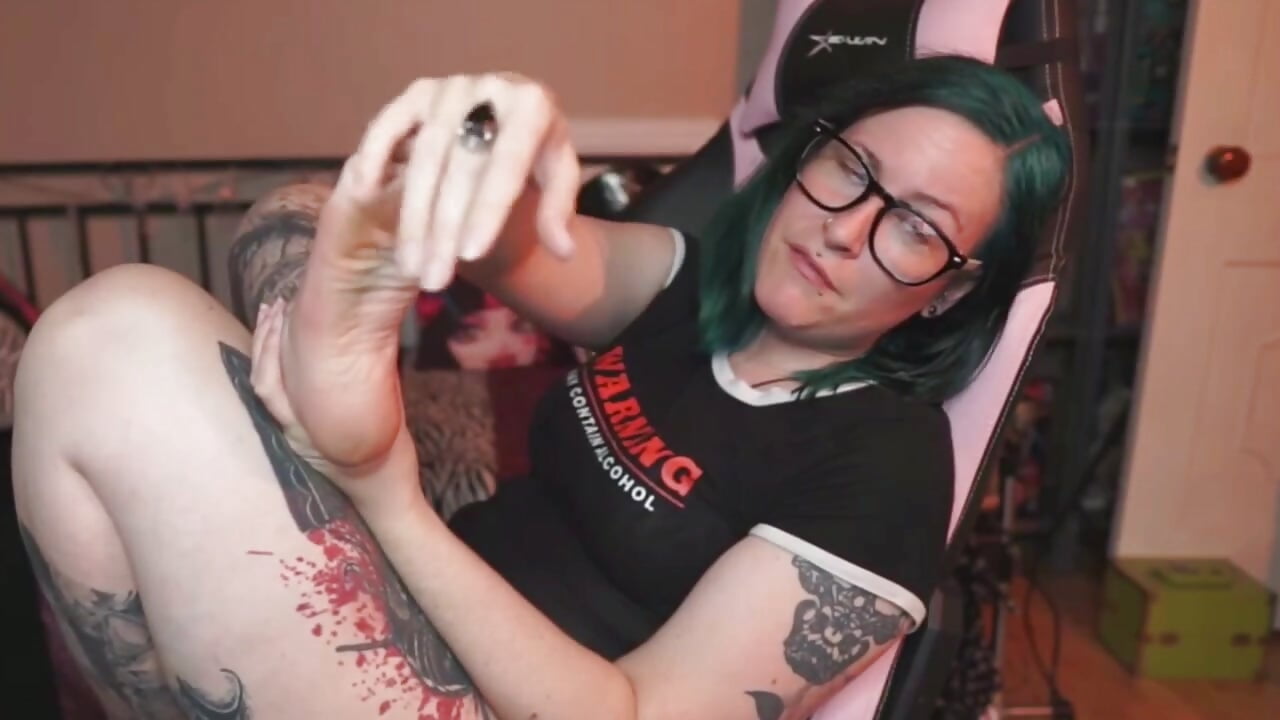 Footjob Teaser – video od webkamerové modelky gennyrock
