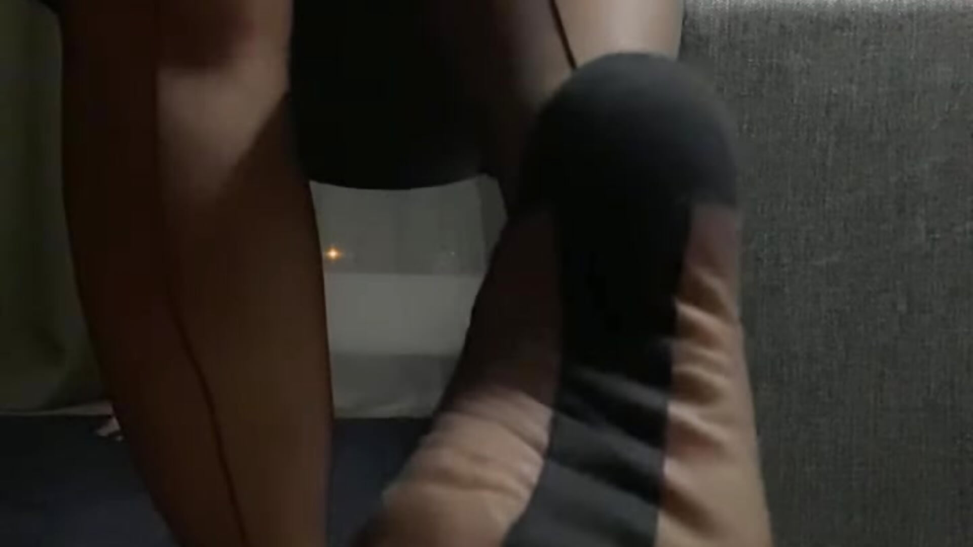 you get weak looking at my nylon legs - video by JessicaLLo cam model