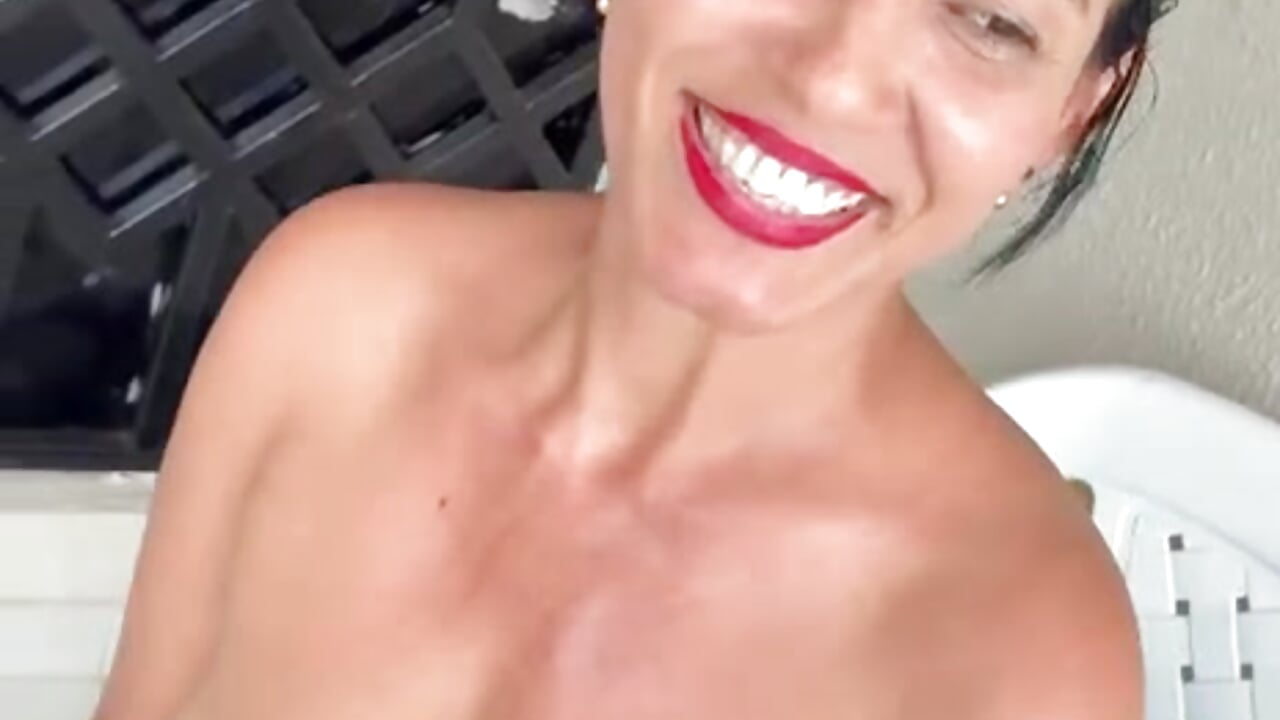 look at my tits in the street
