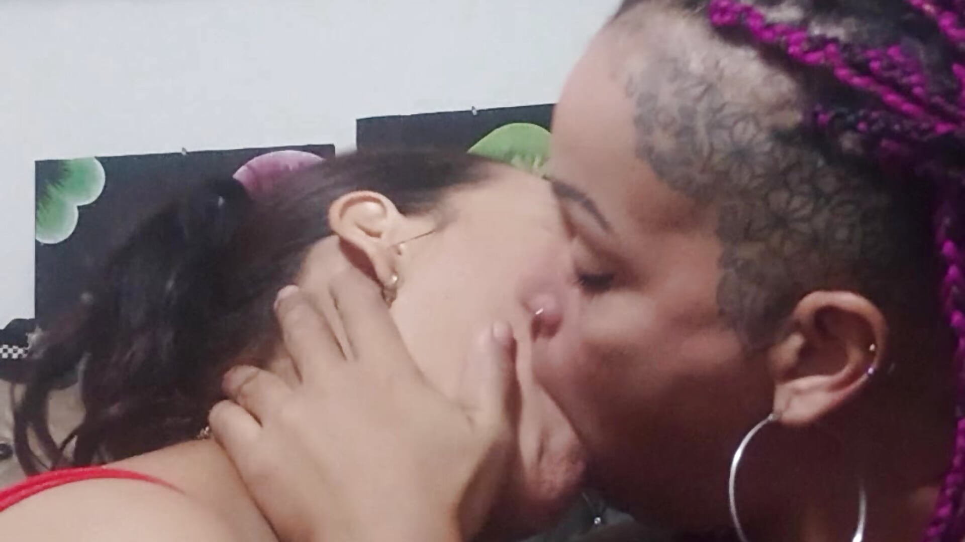 Passionate hot kiss 8 minute