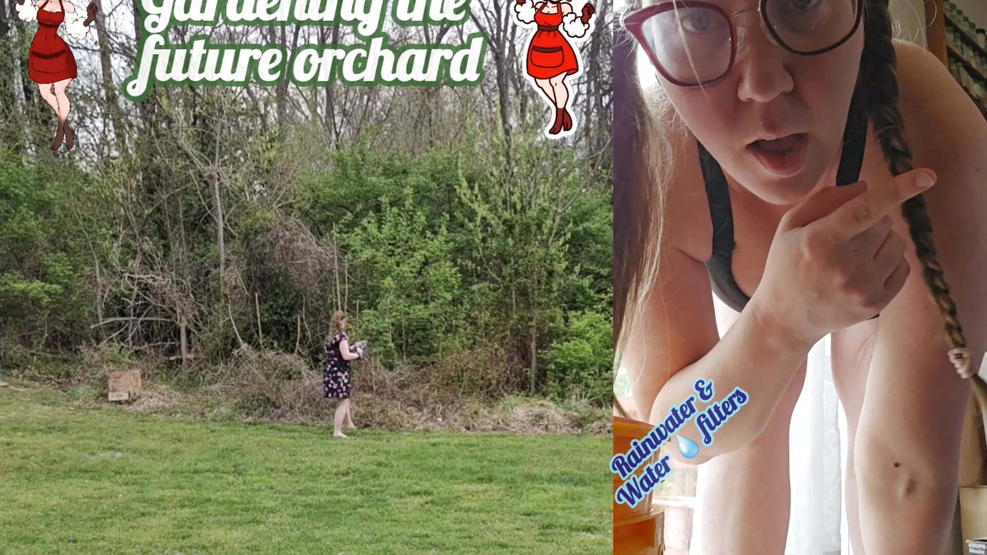 Gardening and Water Problems.  Mostly clothed.  Long.  Friend only – video modela na kameri littlelustlamb