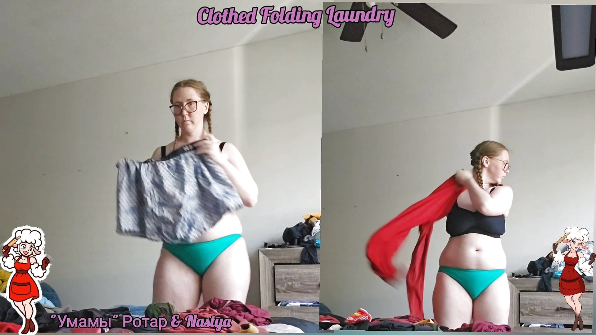 Pants and Panties (laundry in my underwear) - video av littlelustlamb cam-modell