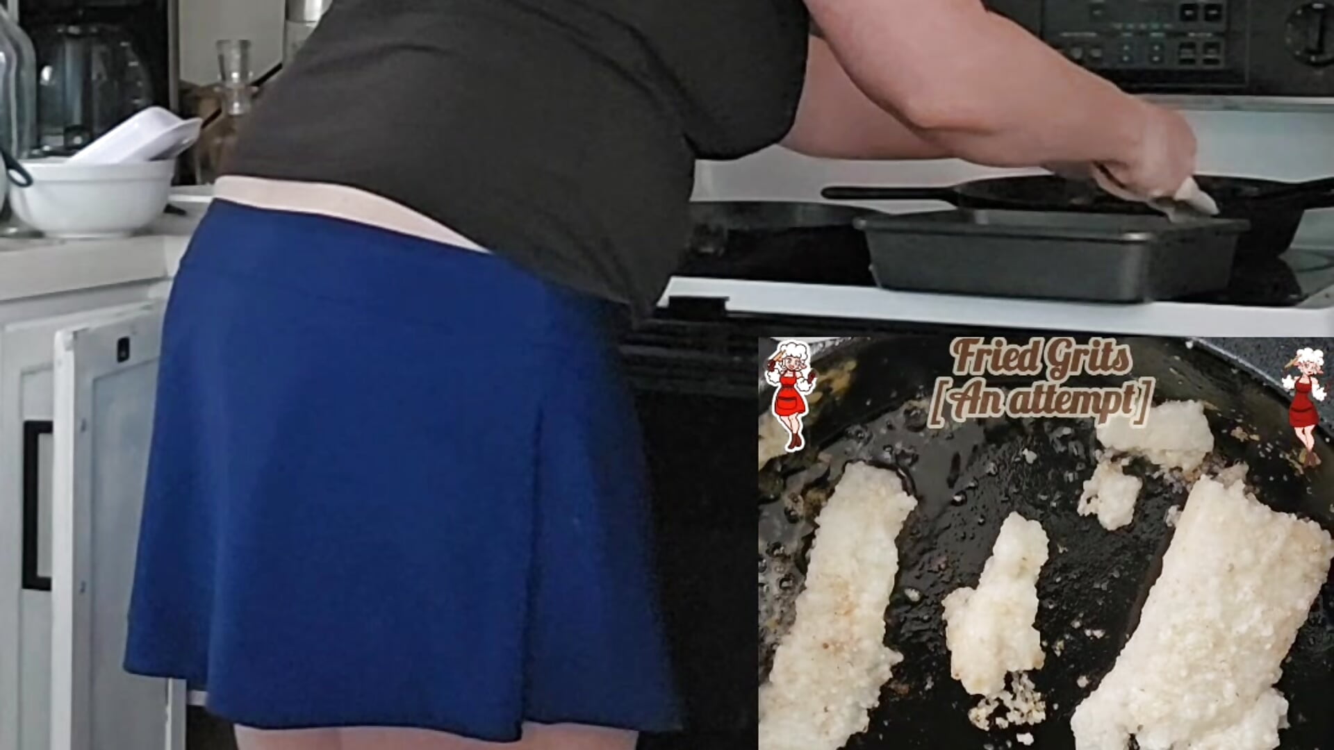 Fried Grits (free in messages)  clothed/chatting video