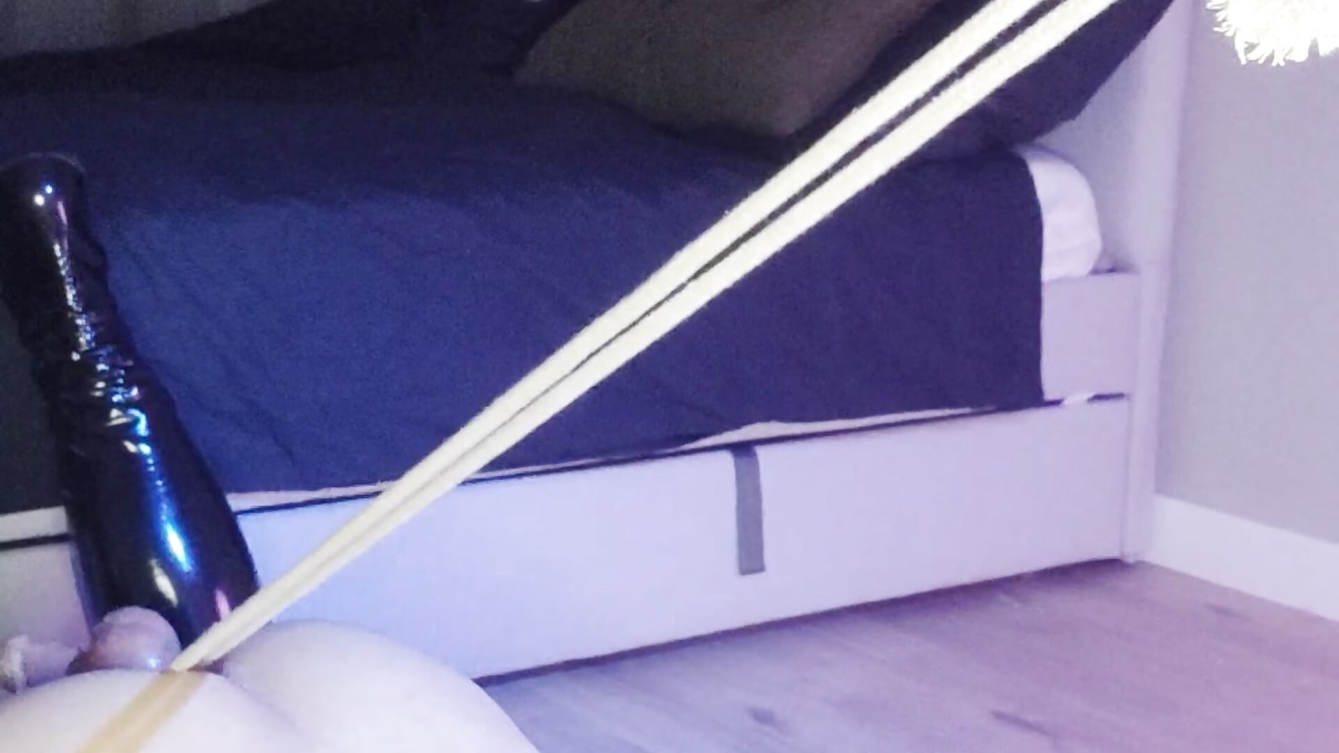 tied balls pulling hard - video by Crazyballs_Tony cam model