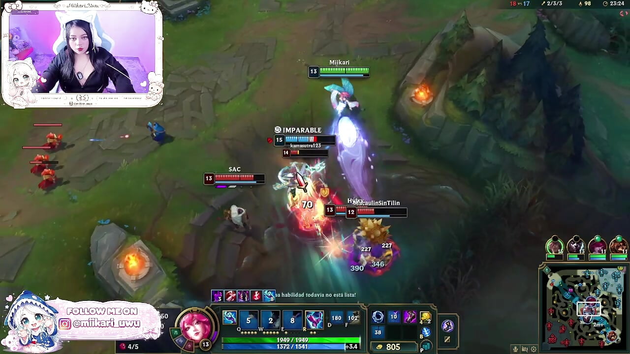 League of Legends  🎮 - video by Ahri_Elderwood cam model