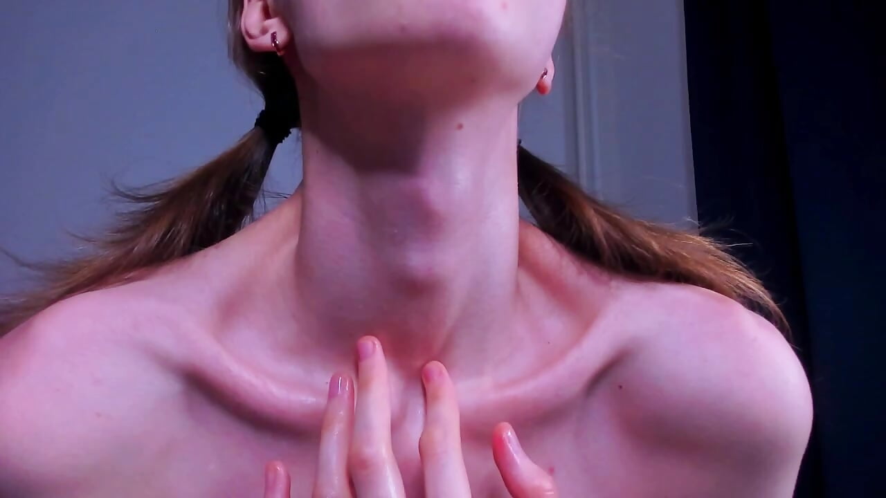 My neck in oil