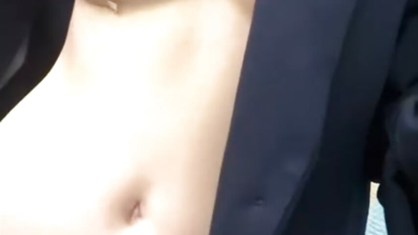 Naked and cum squirt at the library