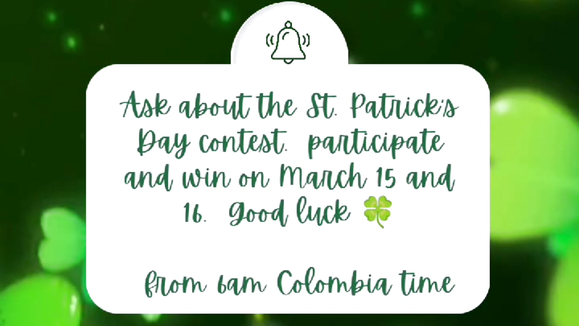st patrick's contest - video by anahi_t_ cam model