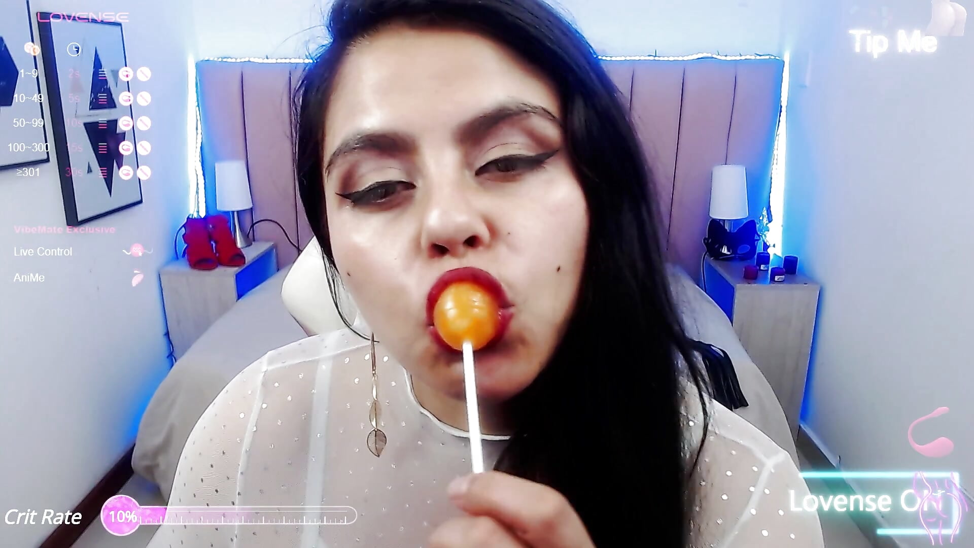 sexy lilipop - video by celeste_hotty cam model
