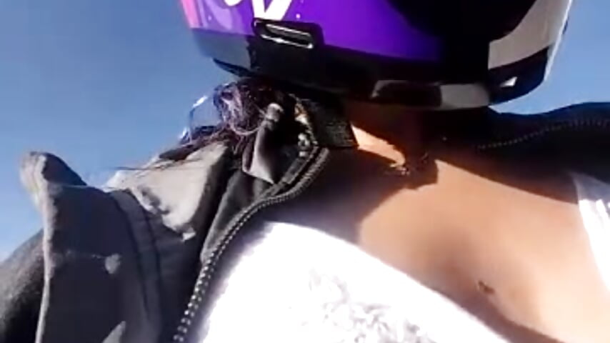[28 Dec 16:14 Helmet and bare breasts - video by rebekka_simpson cam model