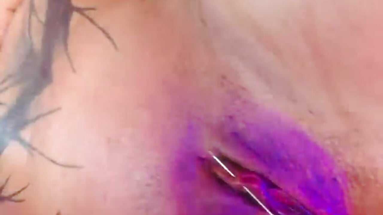 piercing with needles in my nipples and in my pussy and clitoris