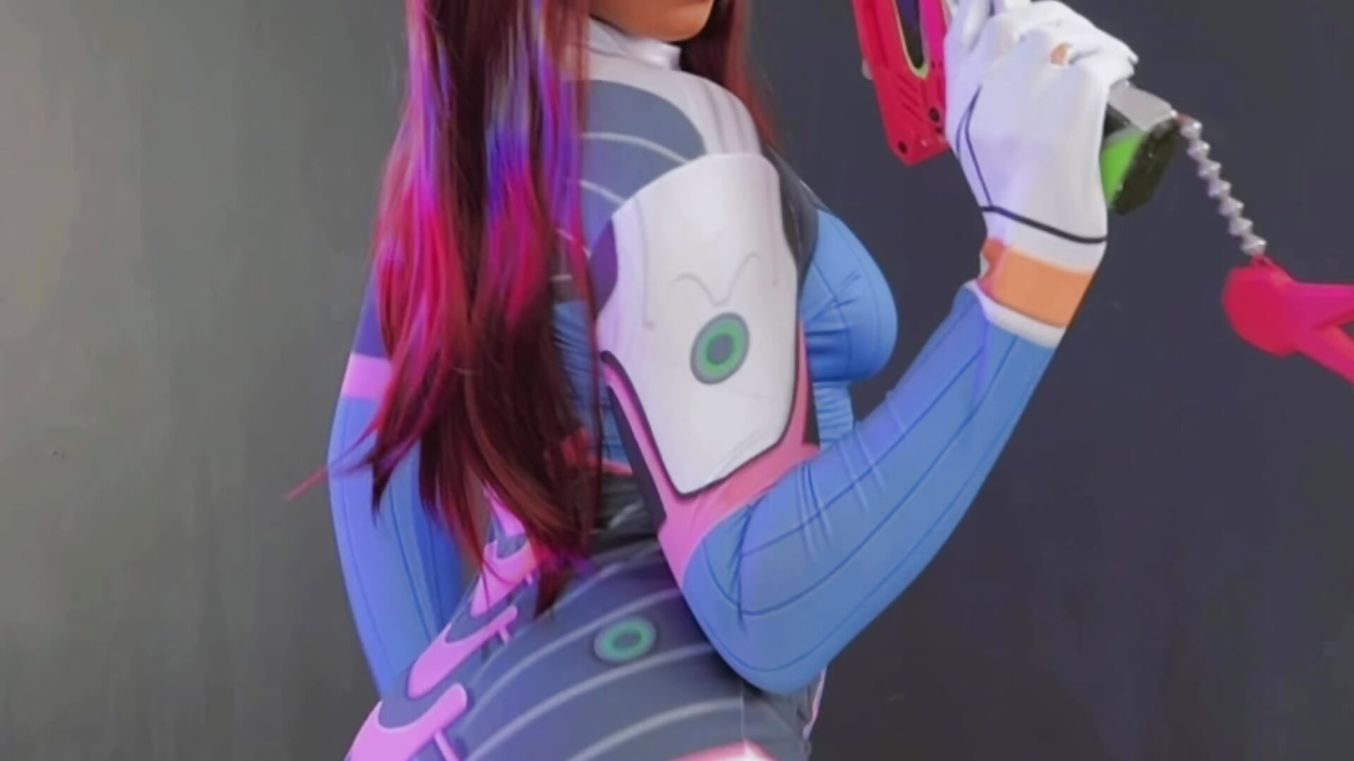 Hana song (D.Va) cosplay - video by zaraadoll cam model
