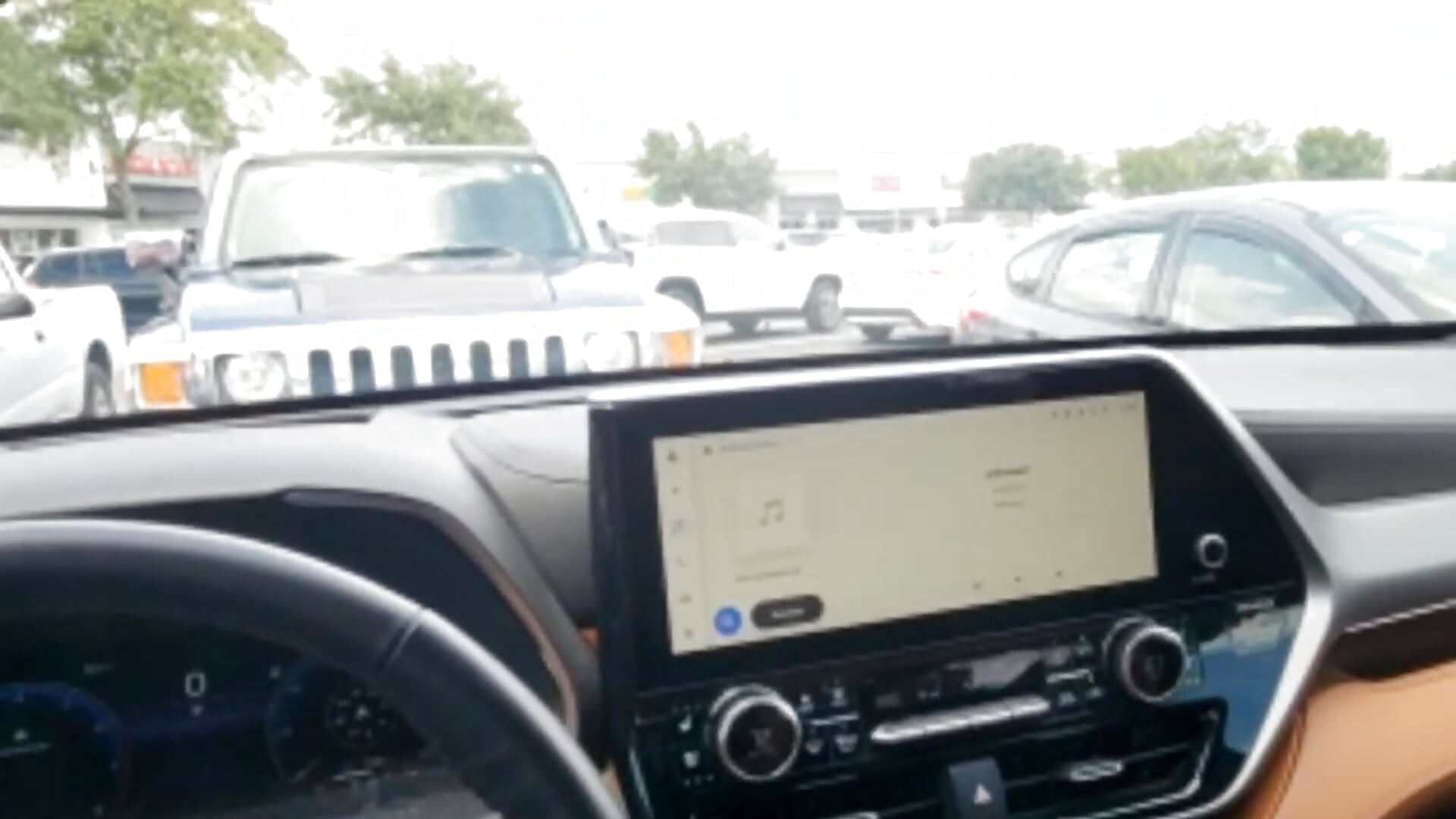 Soft cock out in car in Grocery parking lot! - video by theclubist111 cam model