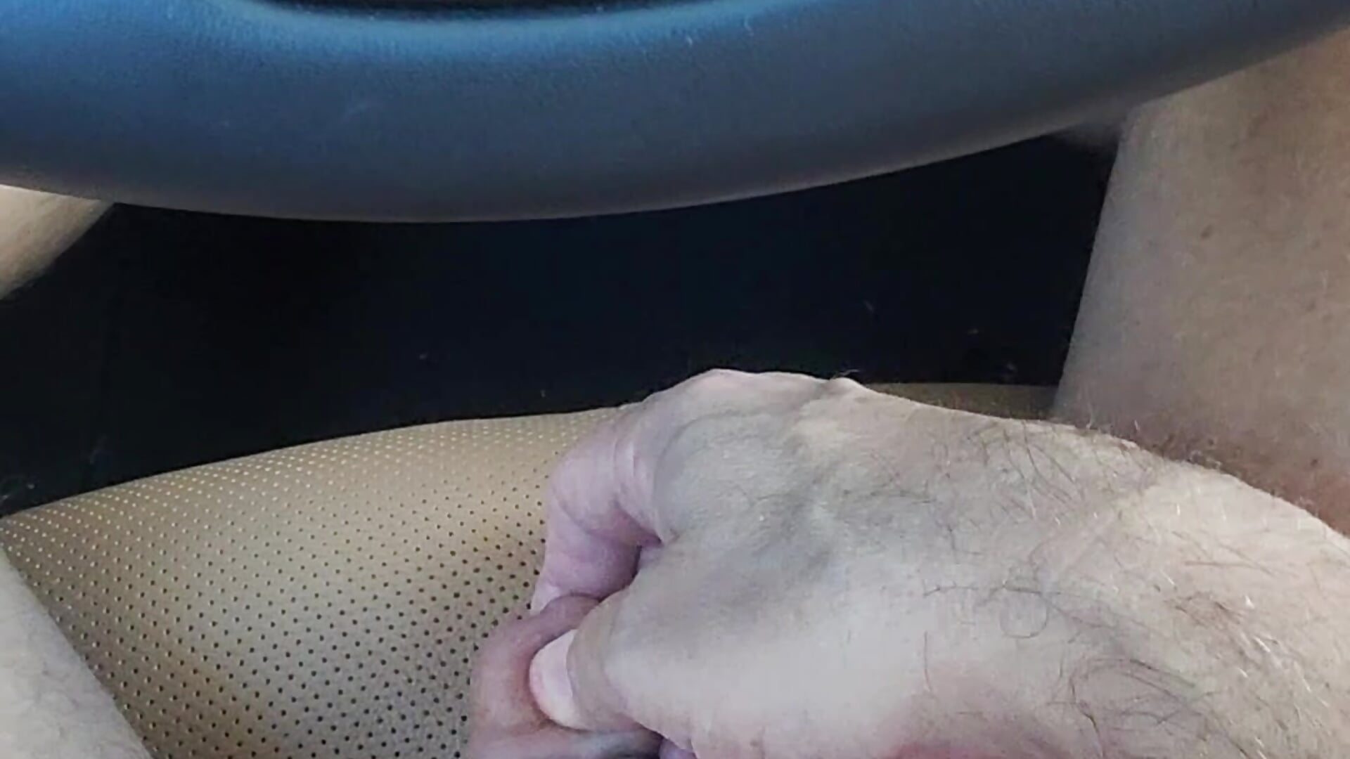 Nude in my car.  Soft cock with cock ring! - video by theclubist111 cam model