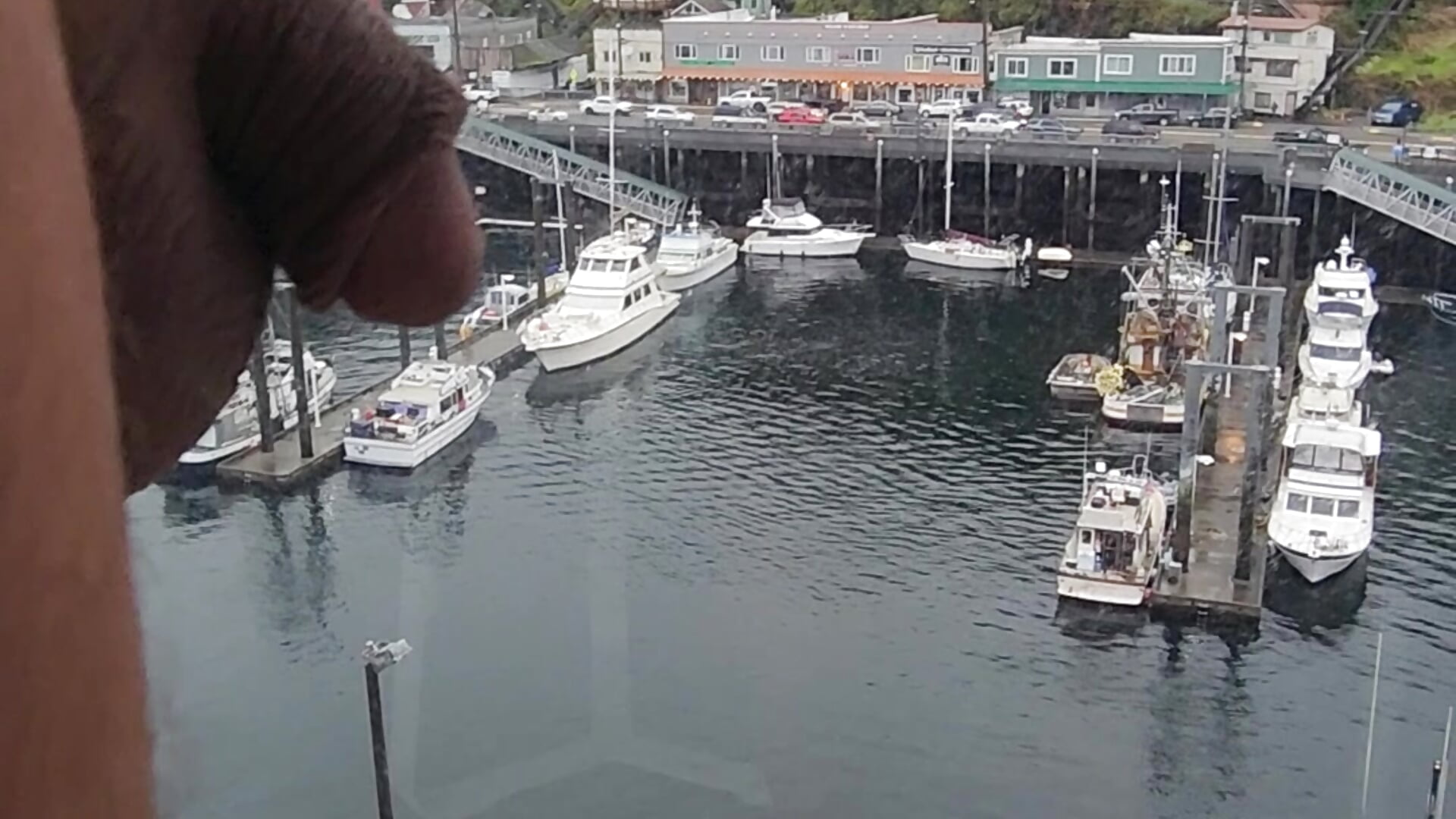 Naked on cruise ship balcony in Alaska!