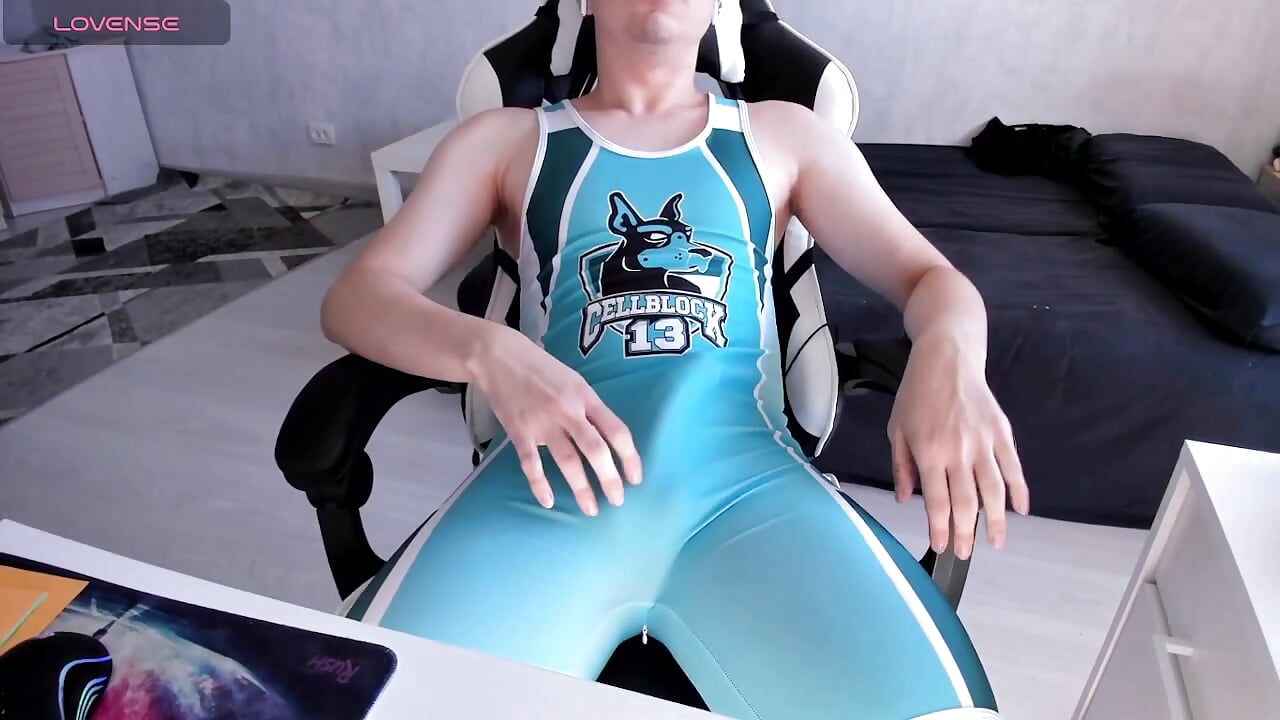 jerking off in a new chair