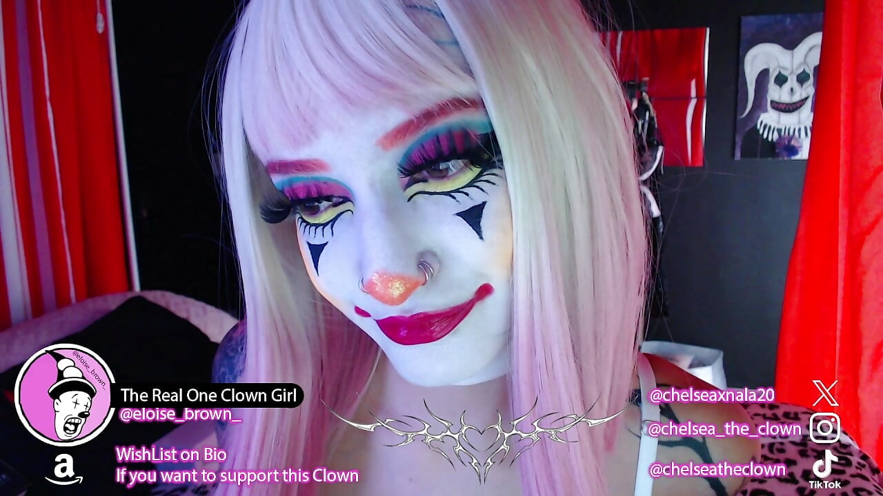 Clown makeup closer - Video von Eloise-brown Cam-Model