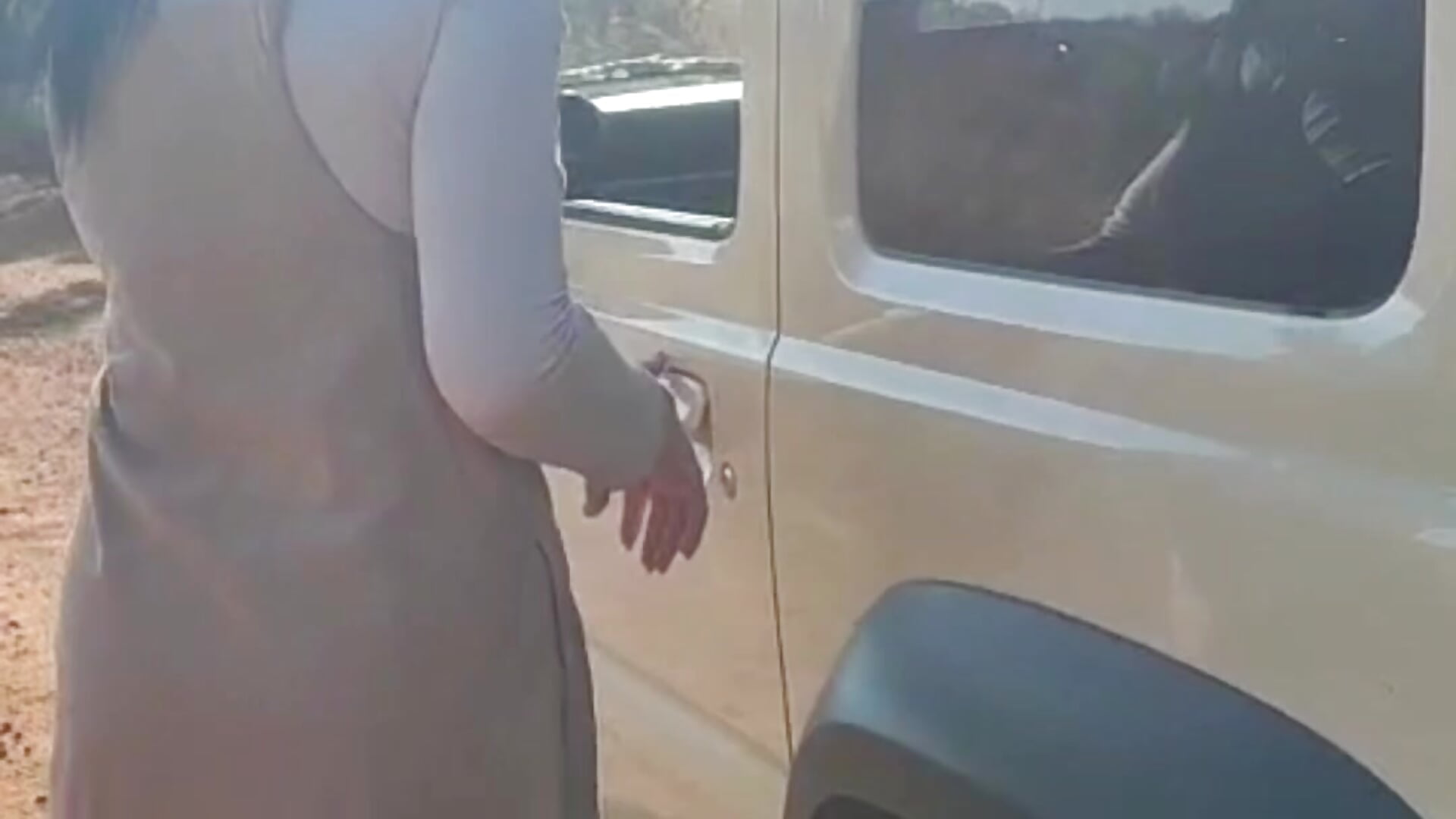 Risky  dildo play  @ nature reserve in front of zebra and  blue wild beasts - video by Bea_Nelle cam model