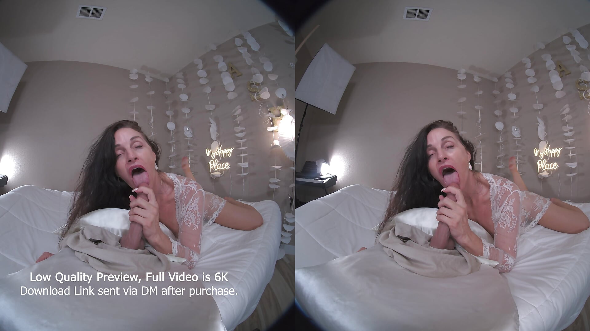 VR Video Trailer: Laying POV BJ - video by Christine_Ash cam model