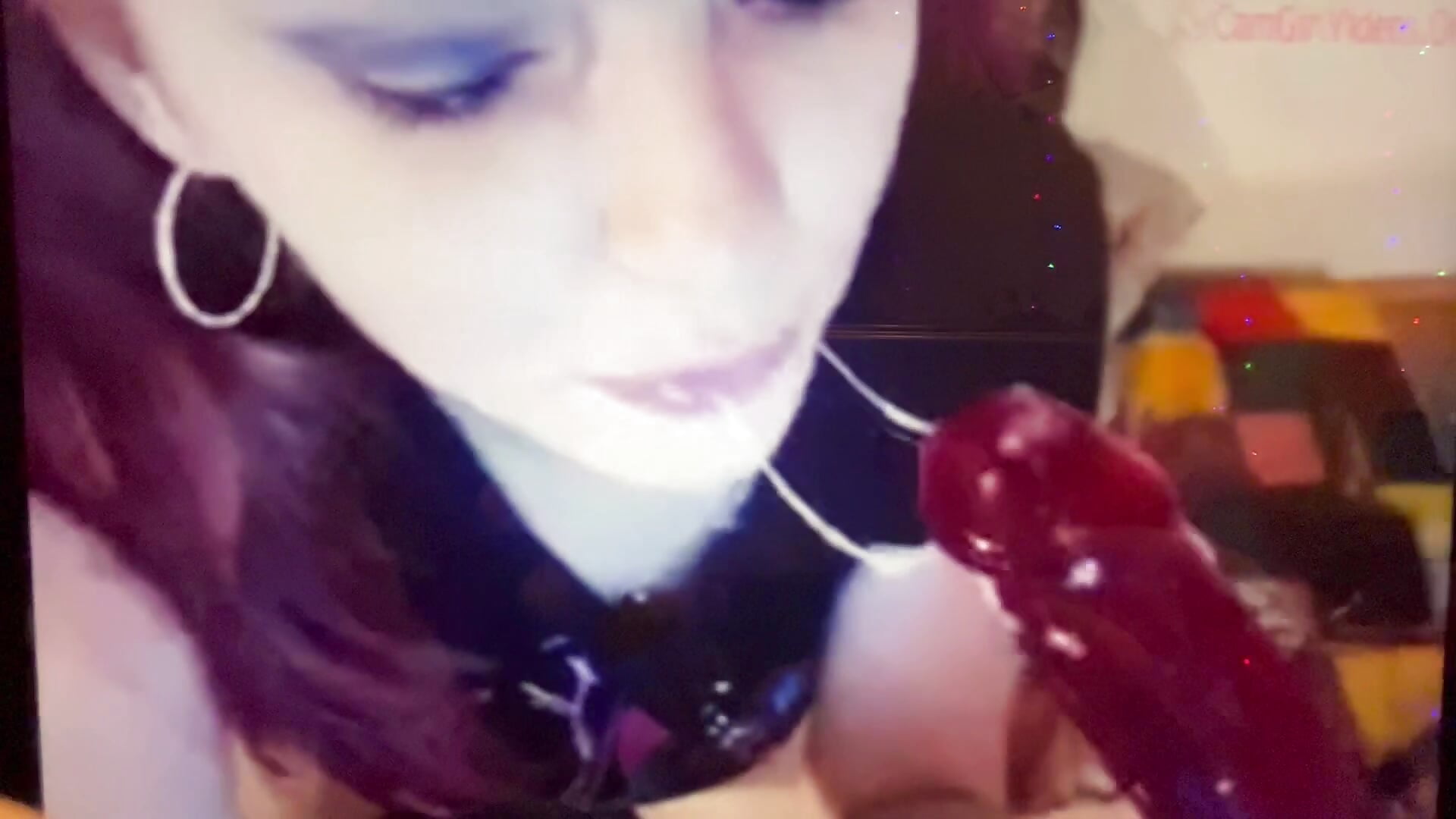 Sloppy deep throat