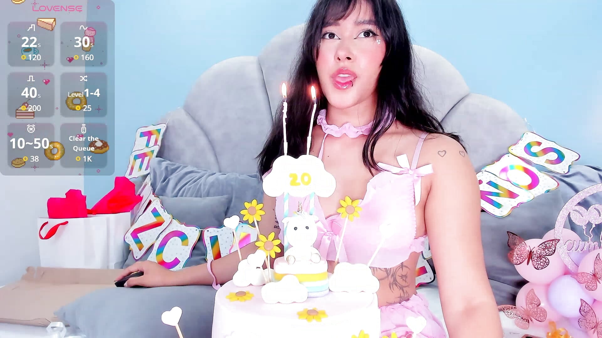 my birthday song - video di kristal_aitana modella di cam