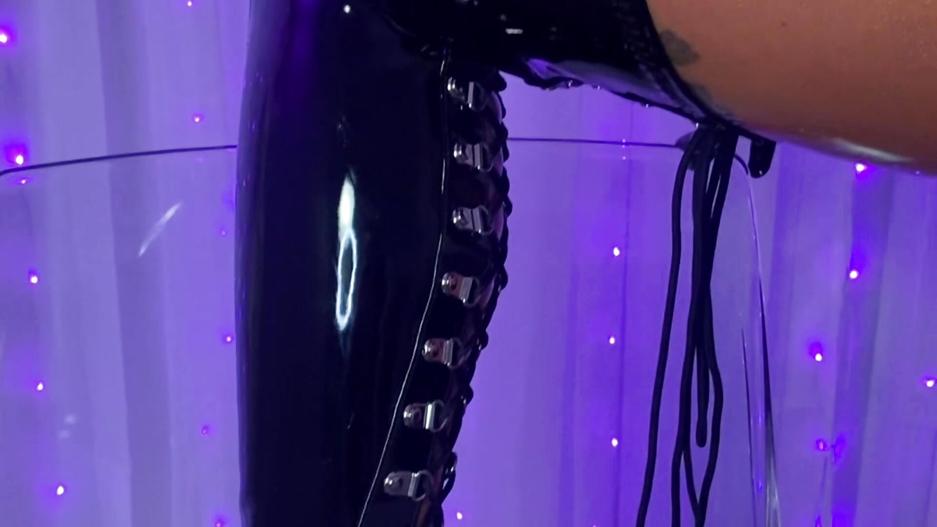 Latex, Thigh Highs Masturbation n Tease (Coco solo)