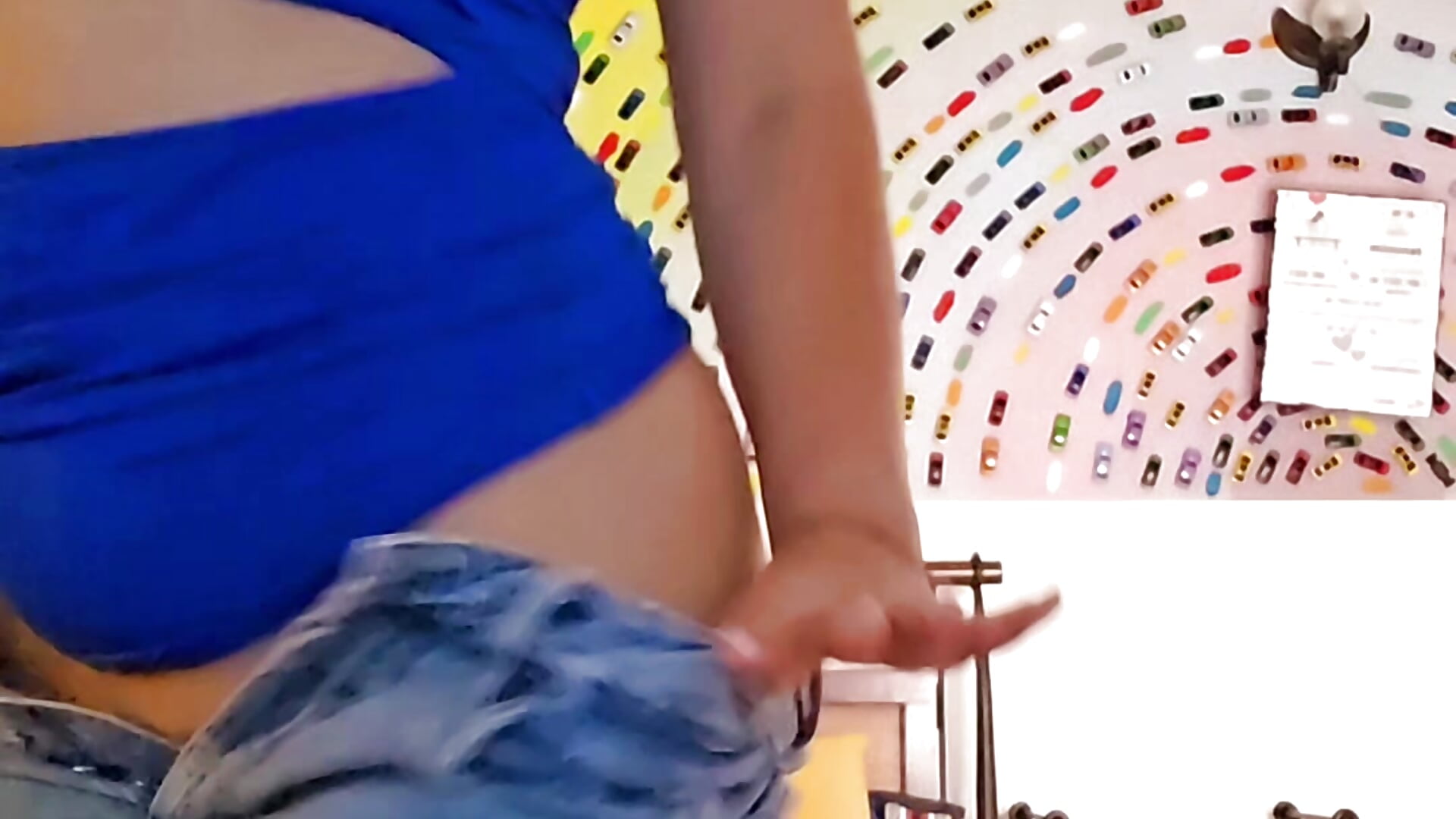 Taking off sexy tight jeans - video by AlexandraRand cam model