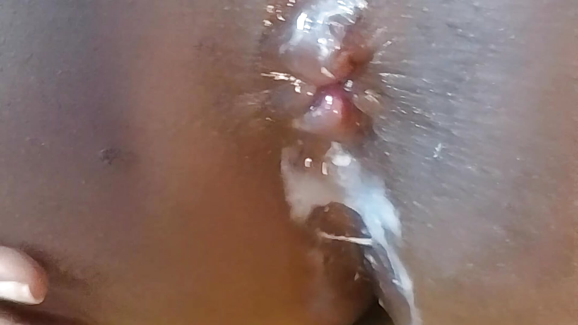 His cum dripping 💦💦😈 out my creamy pussy after crazy CREAMPIE 🍆 gaping asshole😜😈😜👌