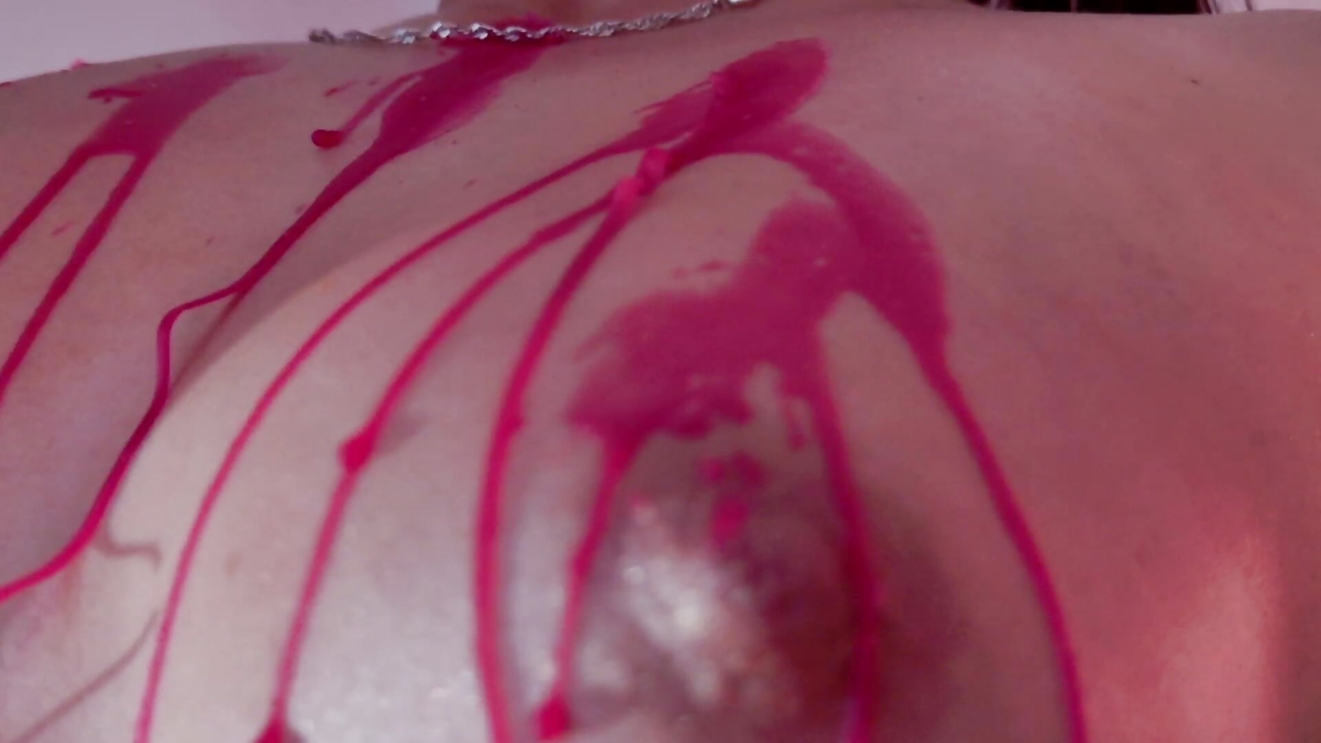 Shimmer, and wax on my body