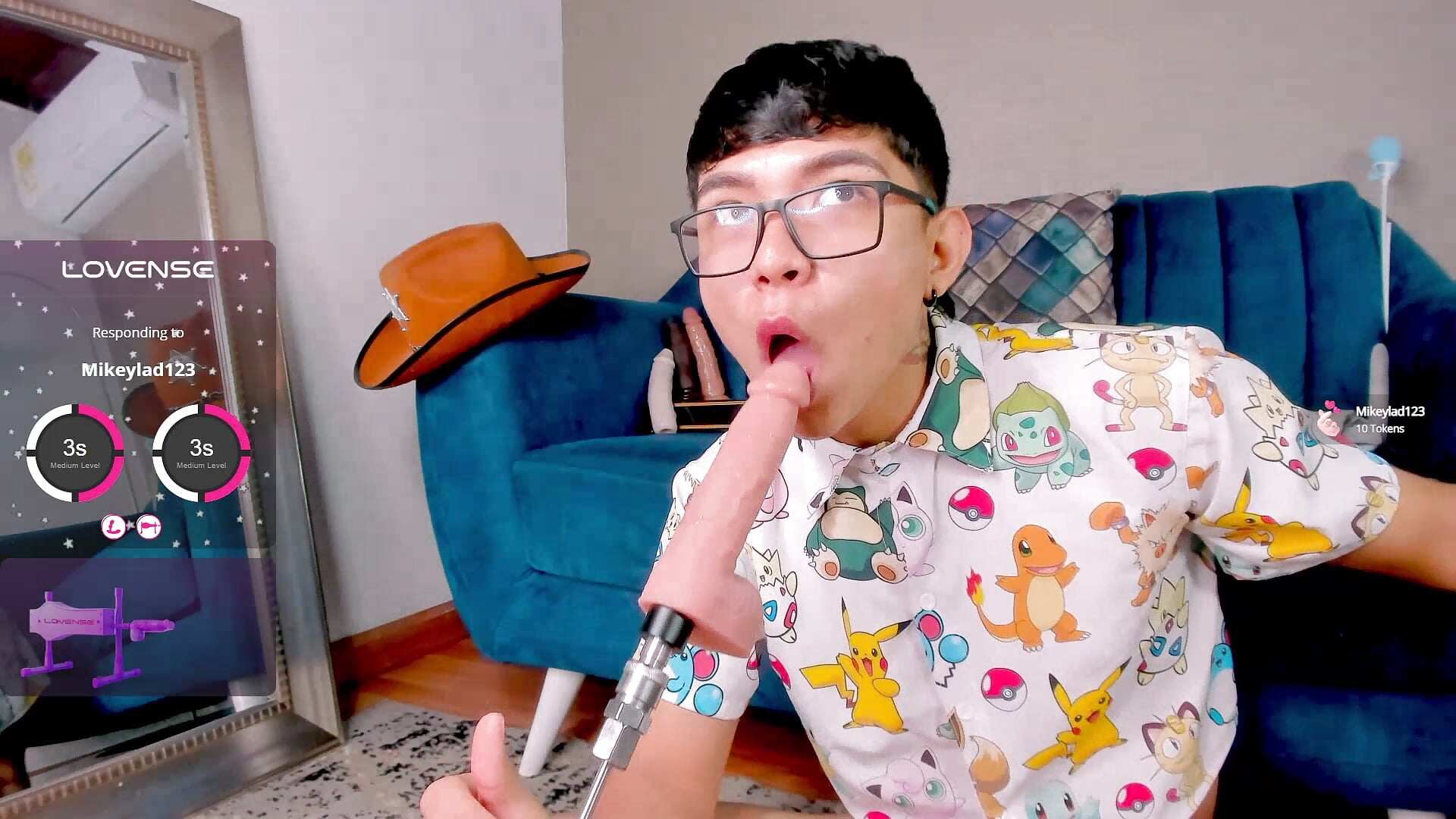 BLOW JOB WITH FUCKMACHINE