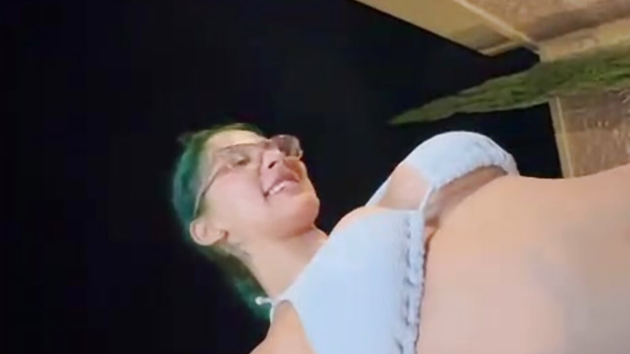 poolside show night ❤️‍🔥💋💦 - video by Ramona_Flower cam model