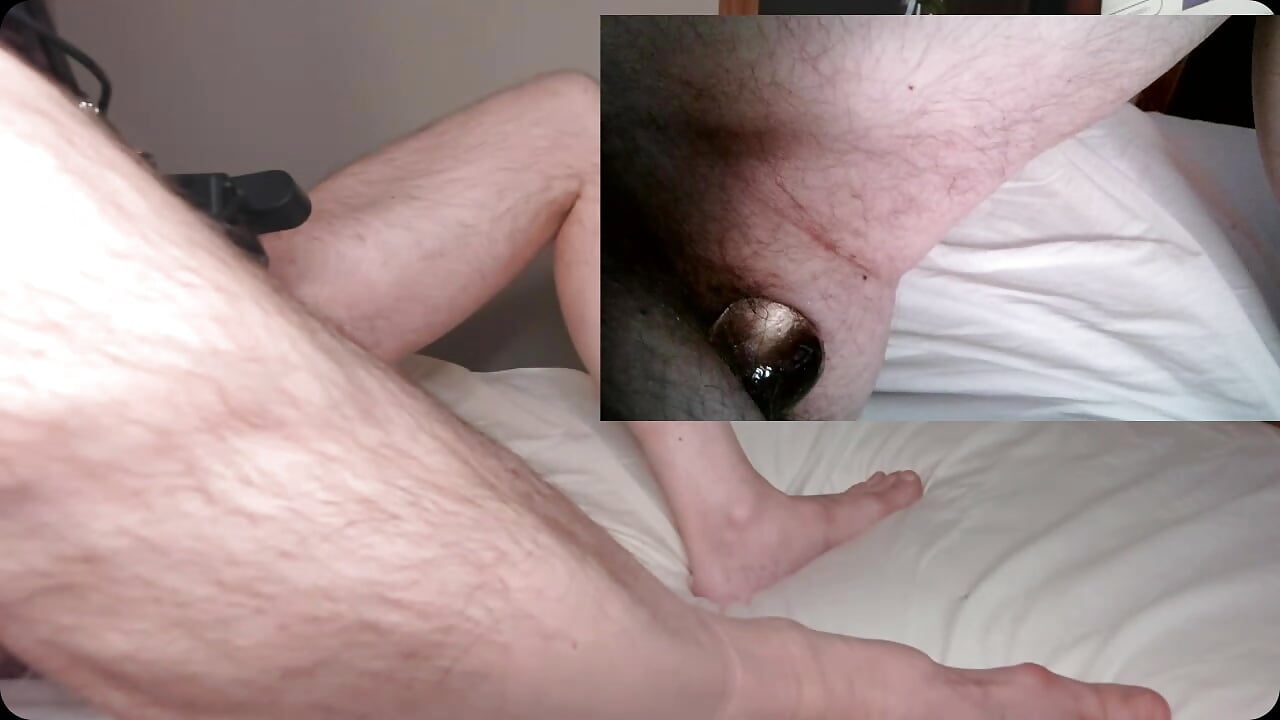 Masturbating with glass dildo in ass - video by Strapped_cock cam model